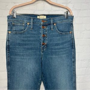 Madewell high rise button fly jeans